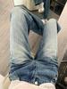 Women's High-Waisted Retro Wide-Leg Jeans - Slimming Micro-Flare (Spring/Autumn 2026)
