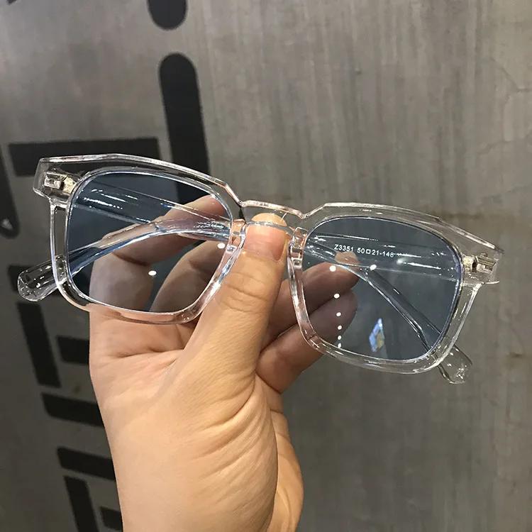 New  High-quality New Polygon Meter Nail Square Sunglasses Fashion Men Hip Hop Glasses Retro Sunglasses Women