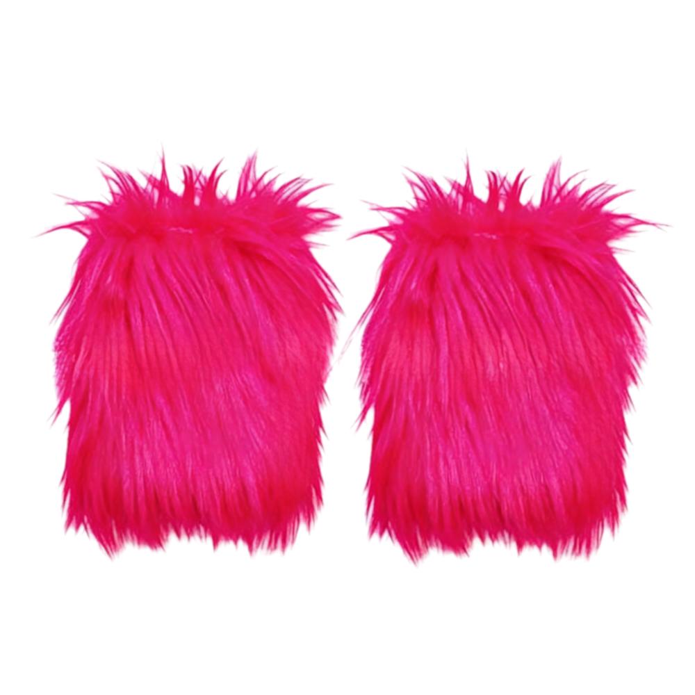 1 Pair 18/25cm Furry Leg Warmers Japanese Style Long Tube Sock Warm Knee Sleeve Children