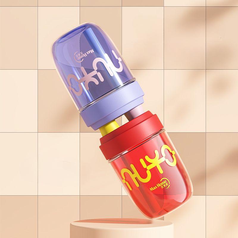 Girl Good-looking Cute Coffee Or Tea Cup with Thick Straw Cup Portable Casual Chuchu Tumbler