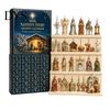 Acrylic Christmas Decoration Nutcracker Advent Calendar 2026, 24 Day Countdown Box with 2D Surprise Gift for Flat Pendants, Festive Tree Hanging