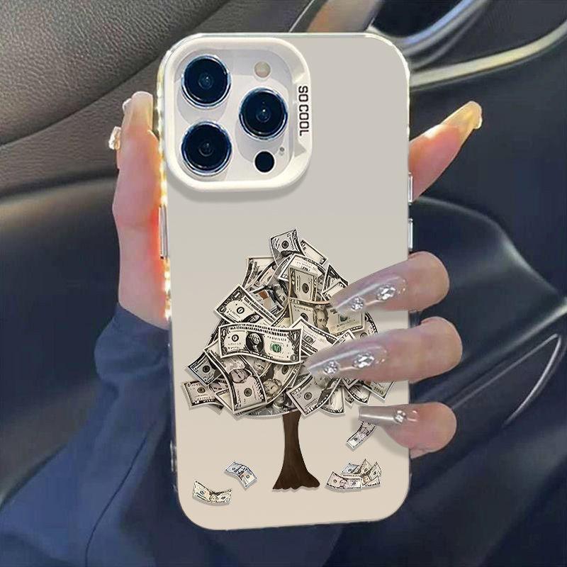 Cash Cow for Apple 16Pro Mobile Phone Case iPhone13/14/15 Banknotes 12promax16