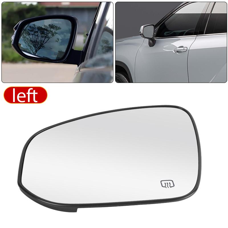 Auto Rearview Mirror Glass Heated Blind Spot For Toyota Highlander 2014-2025 Corolla Cross -2025 Grand Highlander -2025