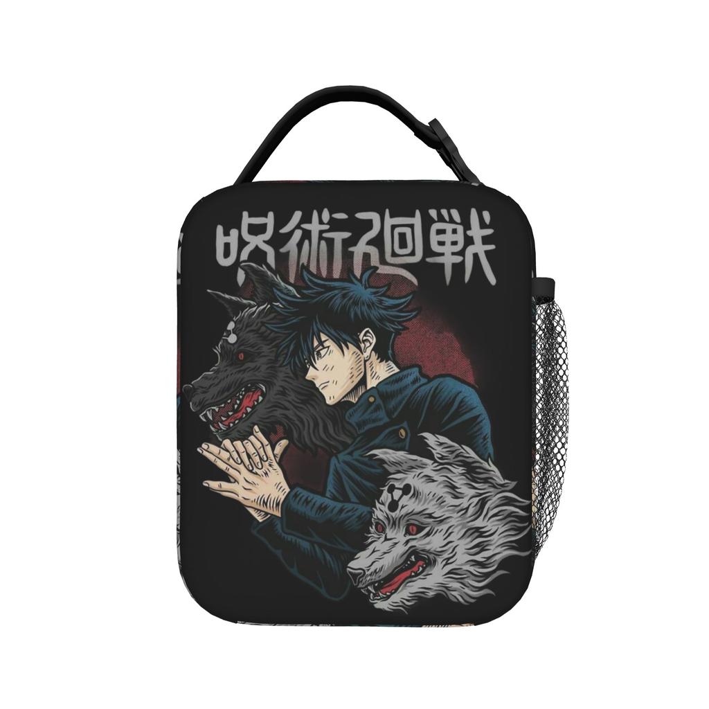 Choso Anime Manga Insulated Lunch Bag Portable Jujutsus Kaisens Anime Meal Container Thermal Bag Lunch Box Tote Men Women