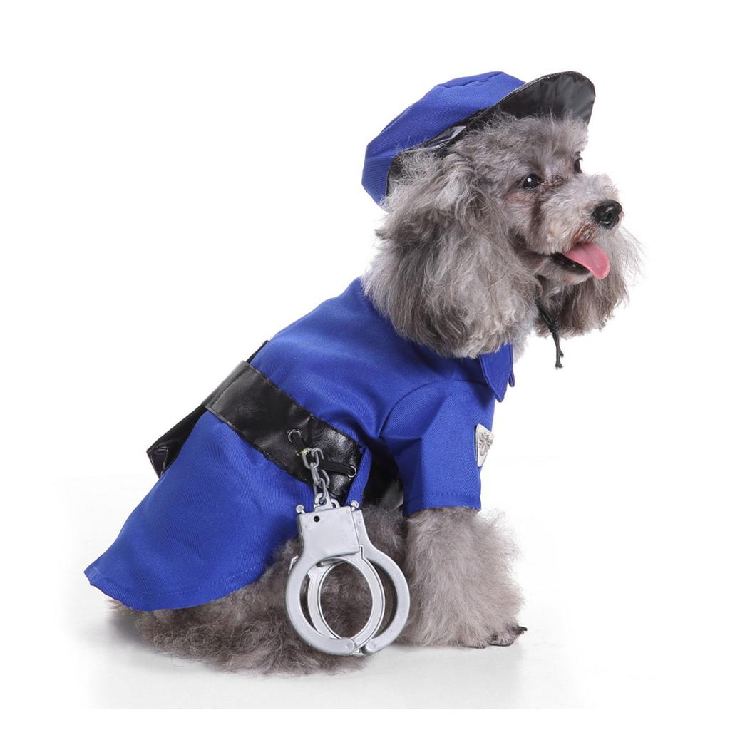 Dog Cosplay Outfit Breathable Fashionable Puppy Funny Costume for Teddy for Christmas Halloween Part