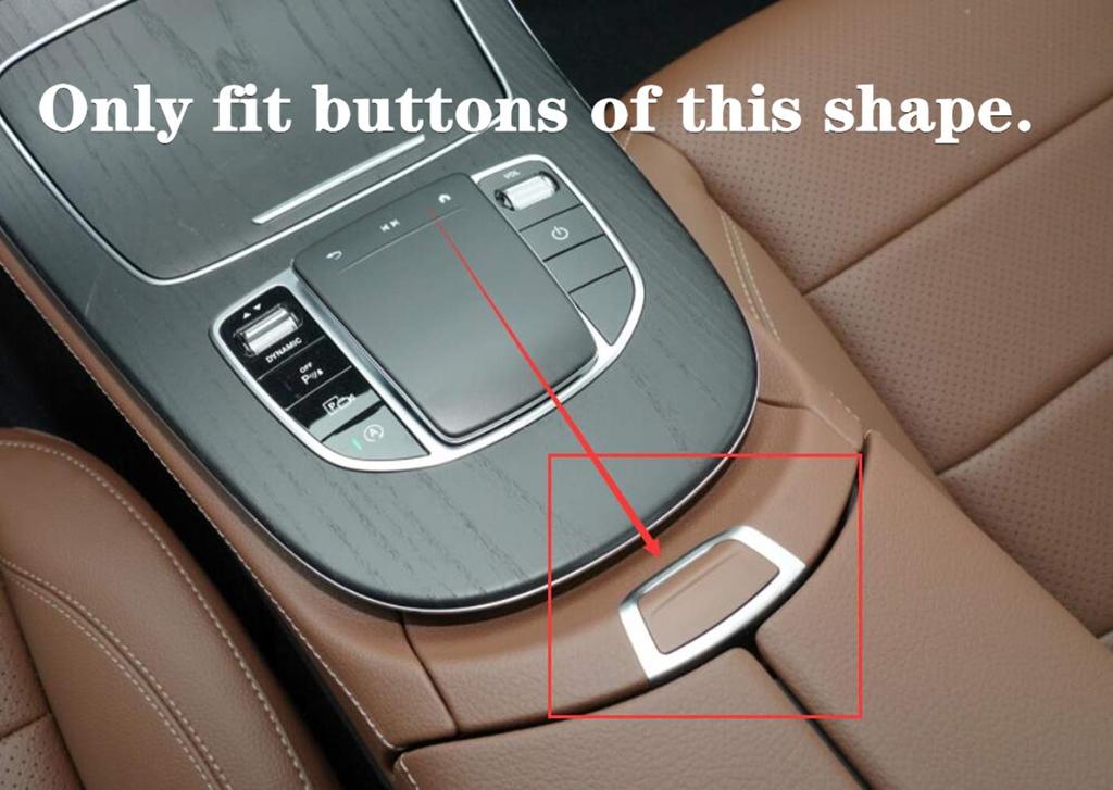 YUWATON Curved Ring Accessories for Mercedes Benz W212 E300 E350 CLS 300 CLS 350