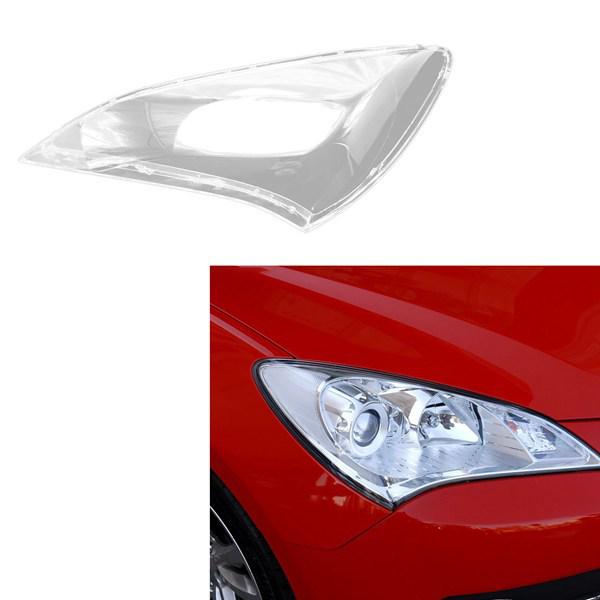 Transparent PC Left Front Headlight Cover for Hyundai - 1 pc Car Accessory None
