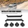 Satellite Suction Cup Mount for Car Window Sunroof ABS Satellite Dish Suction Cup Mounting Kit for RV Driving Black