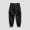 Men's new Japanese vintage minimalist multi-pocket work pants for slim fit