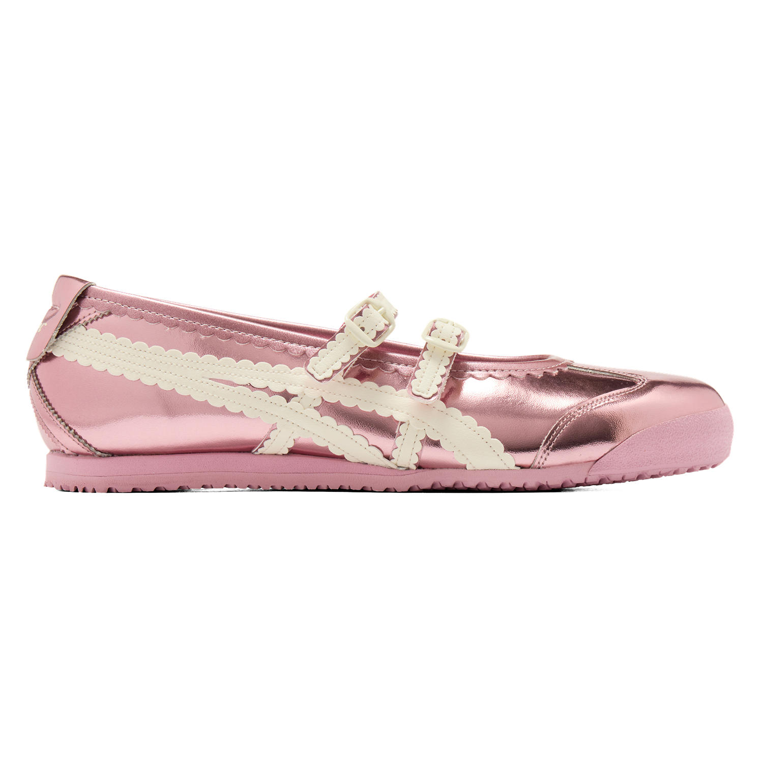 Onitsuka Tiger Mexico 66 TGRS Metallic Pack Crystal Pink Cream (Women  37