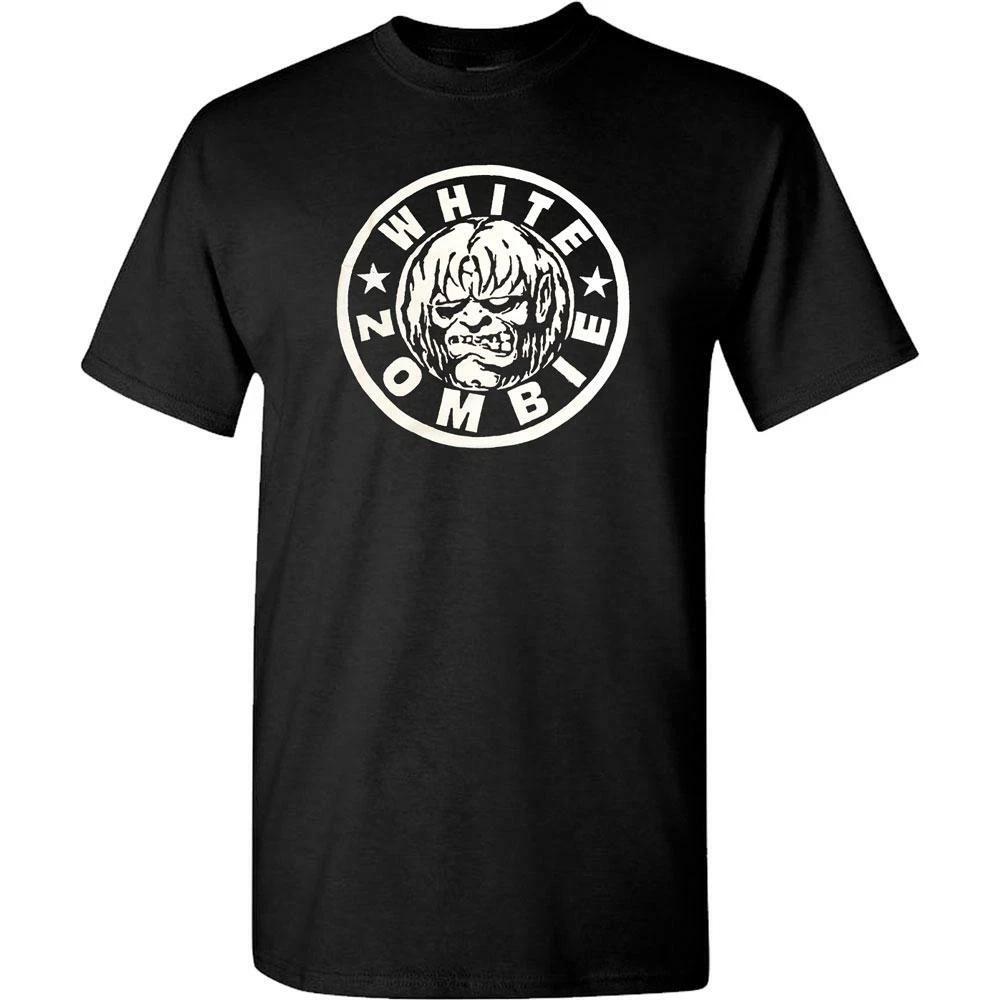 White Zombie Circle Logo Classic Adult TShirt S