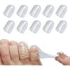 Protège-orteils Silicone Respirant Séparation des Orteils Chaussures Anti-usure et Transpiration Transparent Imperméable