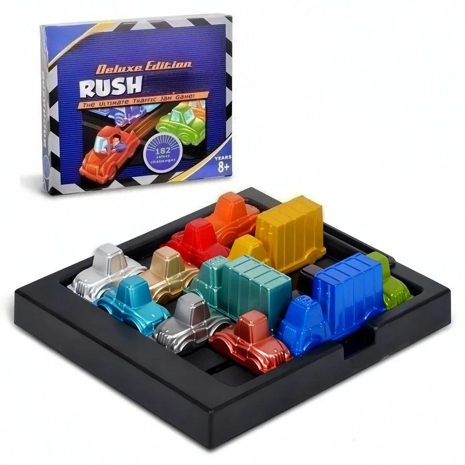 

non-toxic Puzzle Traffic Rush Game for Kids Fun Racing Car Logical Reasoning Strategy Games Educational Challenge Toy for Children