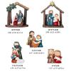 Fine Craftsmanships Resin Jesuss Birth Ornamentation Nativity Scene Figure Perfect For Christian Believers Collectors