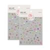 Cute Cartoon Graffiti Nail Stickers - No Curling Edge, Colorful DIY Decorations for Girls
