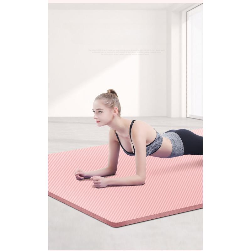 Covoraș de yoga îngroșat, anti-alunecare, lărgit, adulți, bărbați și femei, fitness, yoga, 185, culoare uni, covoraș de yoga Nbr