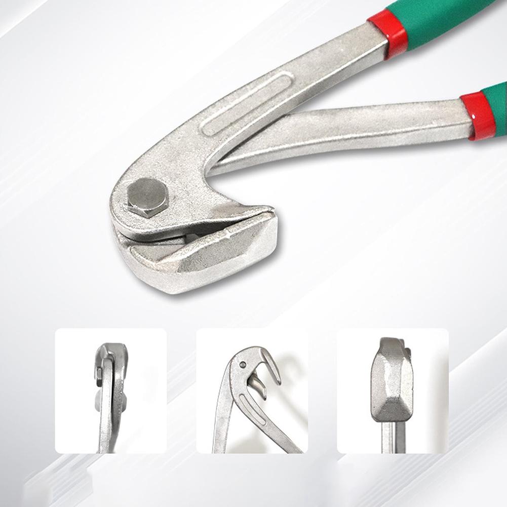 Stainless Steel Door Cover Edge Pliers Automotive Clamp Car Edge Trimming Pliers Crimping Vise Rubber Handle for Auto Panel Body