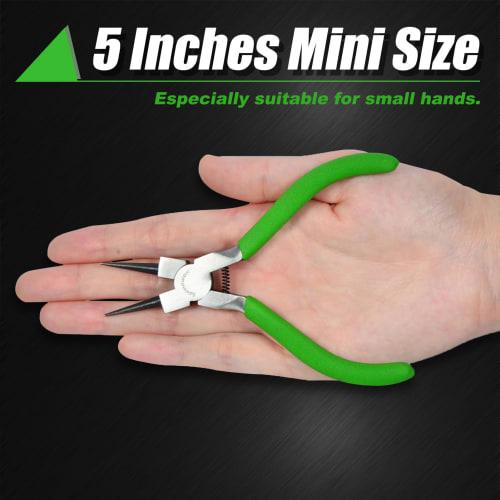 SPEEDWOX 122mm Micro Round Pliers, Miniature Long-Nosed Loop Pliers, Wire Loop Pliers, and Micro Pliers for Rounding and Pin Bending. Lightweight and