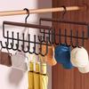 Xiaomi Wall-Mounted Metal Coat Rack Storage Box with 8 Hooks - Perfect for Hats, Towels, and Straps, Bra Hangers for Closet Organizer
