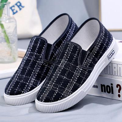 Women's Versatile Canvas Slip-On Shoes - Spring & Autumn Style