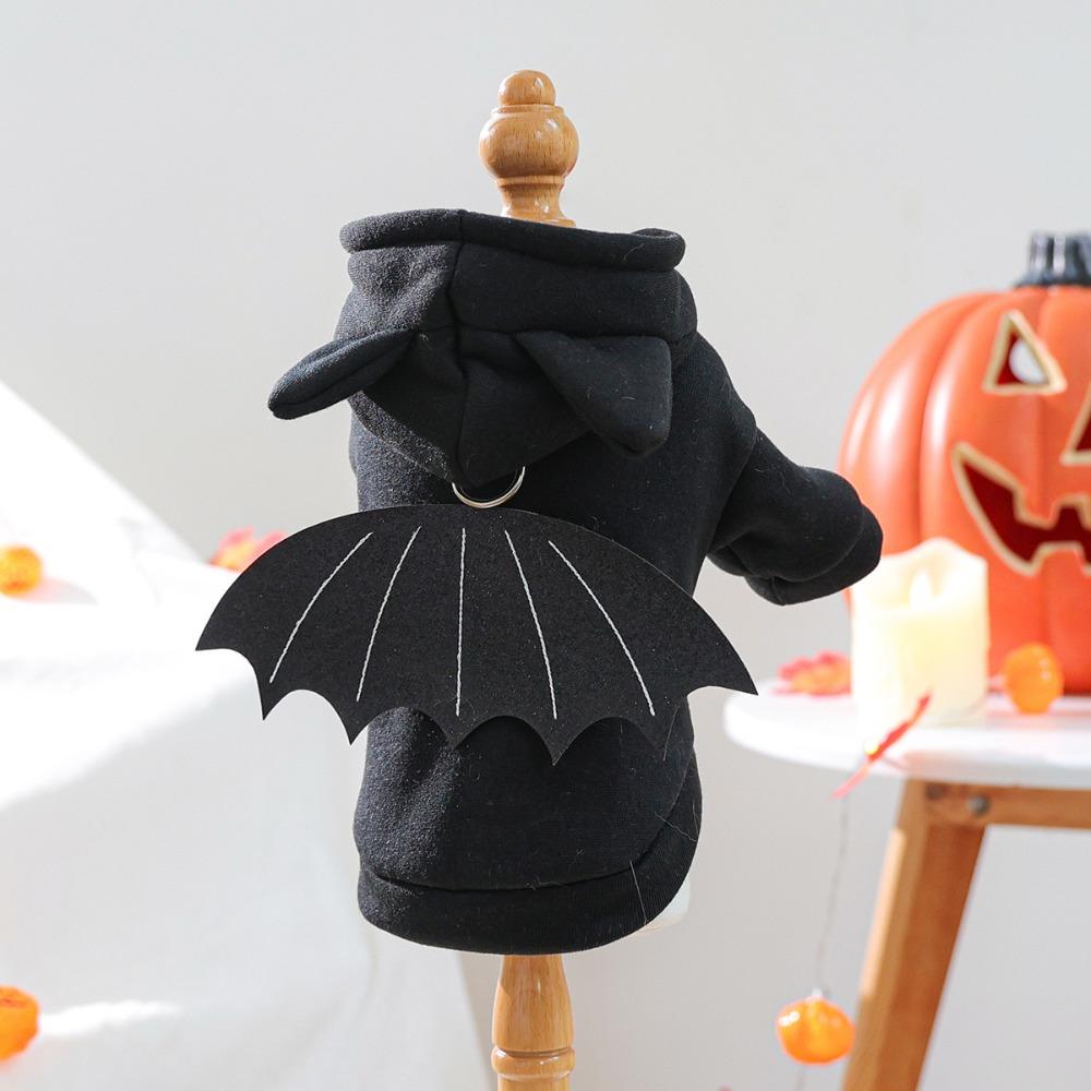 Fashion Halloween Pet Clothes Casual Dog Sweater Pet Supplies Dog Bat Hoodie  Festival Party