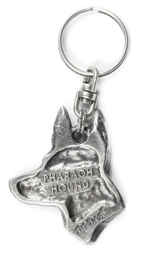 Pharaoh Hound, Kelb tal-Fenek - Silver-plated Dog Pendant, Handbag Decoration, Backpack Pendant by Art-Dog Brand
