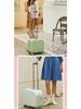 Unisex 18" Lightweight Japanese Trolley Suitcase - Compact Travel Bag for Students