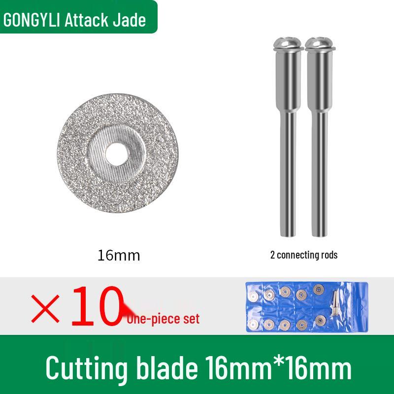 

Golden Bodhi Glass Diamond Cutting Disc for Amber, Jade, Beeswax & Stone - Small Electric Grinder Blade