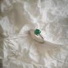 Silver Ring with Natural Emerald 0.488ct, Item Weight 1.71 Gr (2179962)