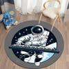 Astronaut Round Carpet for Living Room Rugs Bath Mat Area Rug Doormat Bedroom Children Carpet alfombra Non-slip Floor Mat