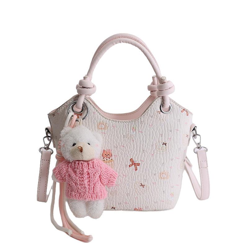 Niche Color-Block Women s Bag 2026 New Sweet Bow Crossbody Bag Fashi Sweet Cool Spicy Girl Handbag