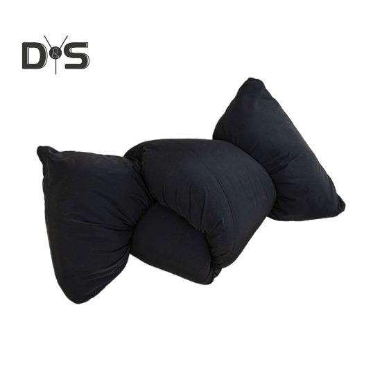 

Подушка с узлом, мягкая на ощупь, однотонная, в форме банта, для спальни, гостиной, автомобиля, общежития, офиса, декоративная подушка для сна