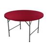 Elastic Round Table Cover Wrinkle-Resistant Fabric Universal Protection Indoor Outdoor
