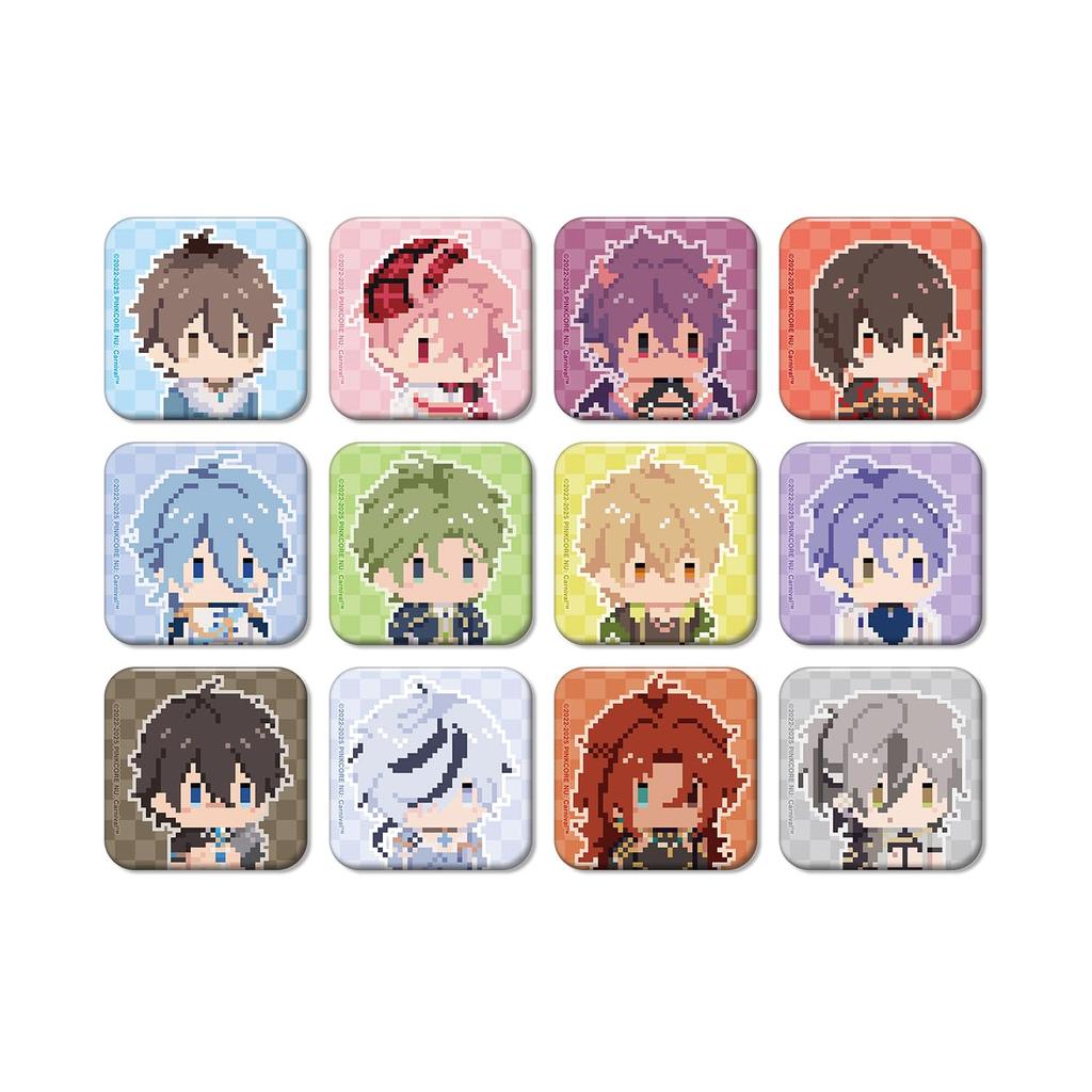 NU Carnival Trading Pixel Art Square Badges, Box of 12