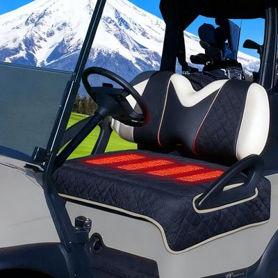 Golf Cart Seat Blanket Comfortable Heated Seat Cushion Travel Sports Cart Seat Cushion Cover Golf Cart Accessories