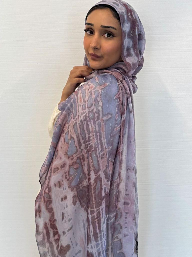 Ethnic Style Satin Polyester Shawl With Warmth Sun Shade For Women