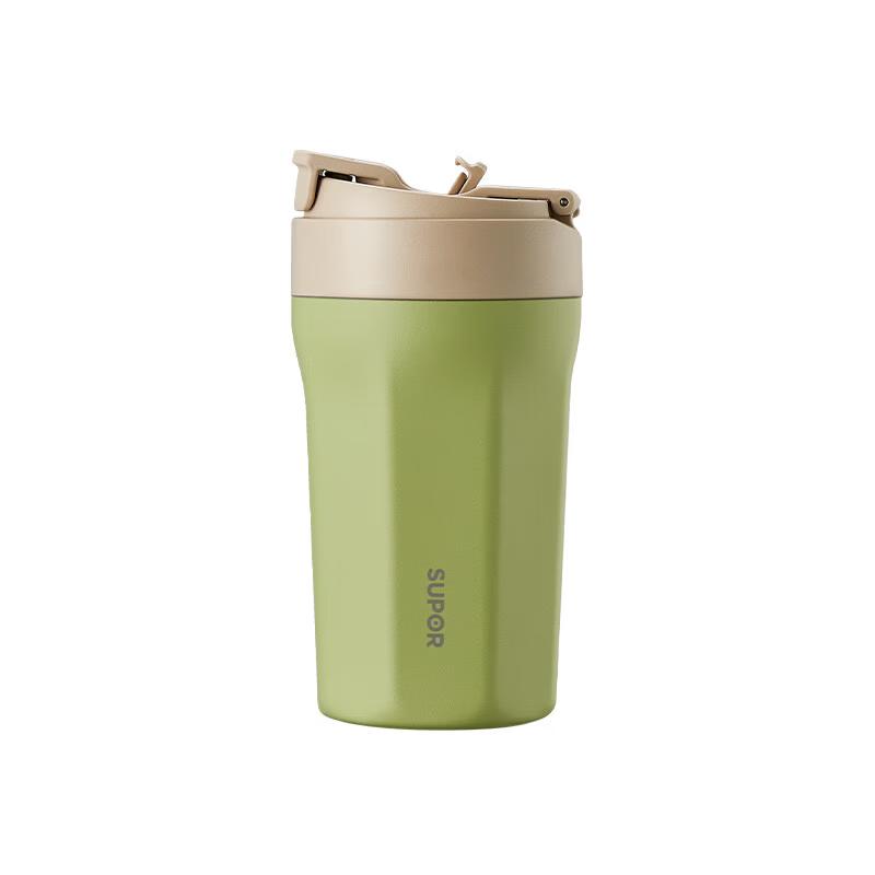 SUPOR Insulated Ceramic Straw Cup 450mL
