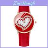Fashion Ladies Quartz Watch With Mineral Glass Dial And Canvas Strap For Summer Wear