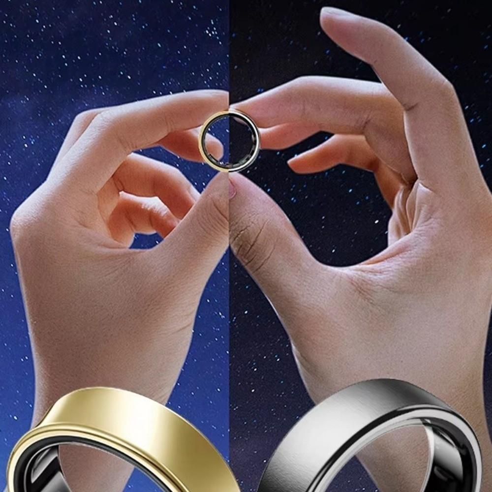 Wireless Charging Health Monitor Ring IP68 Waterproof Heart Rate Monitor Ring  Sleep Monitoring