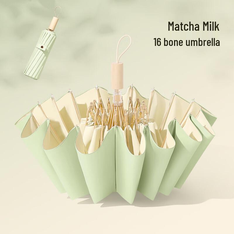 

Matcha Milk Windproof All-Weather Umbrella