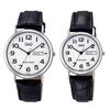 [Citizen Q&Q] Pair Watch Black A202A203-304 Waterproof Men's & Women's Watches