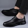 Men's Shoes Autumn and Winter New Dress Business Casual Shoes Men's Tide Korean Version British Style Inner Height Increase Derby Shoes Wedding Shoes