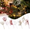 Large Christmas Tree Cuttings, Christmas Wreath Decorations, Christmas Tree Ornaments, Artificial Glitter Cuttings.