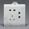 Decorative Wall Socket & Switch Module - Five-Hole Household Power Panel