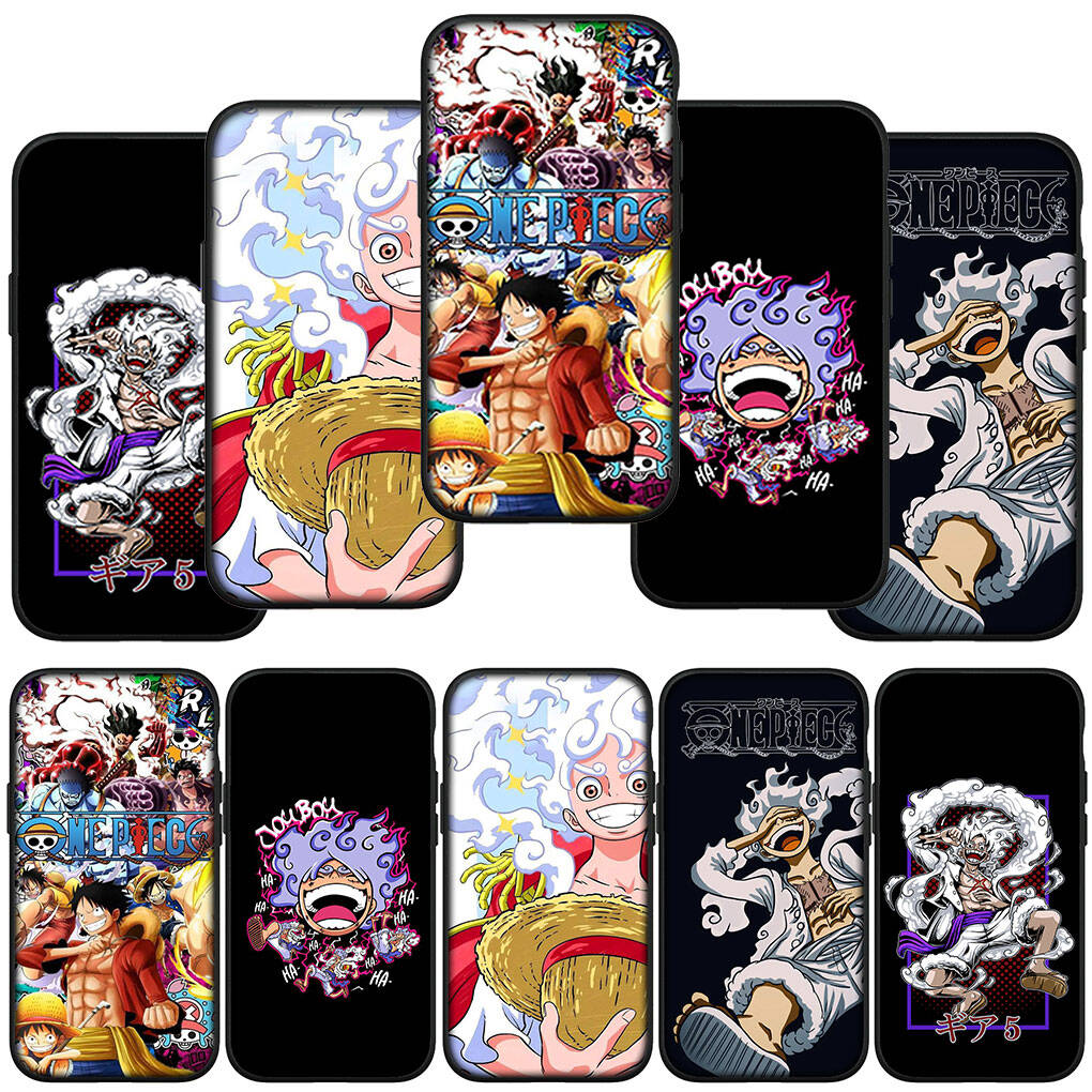Phone Case for iPhone 17 15 16 Plus XR Redmi Note 14 12 11 13 Pro Max Huawei P30 P20 Lite OPPO A60 A40 A80 A18 A16 Comics Luffy Gear 5 One Piece Cover