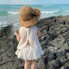 Summer Girls' Clothing Vest Sets Hollow Lace Suit Baby Casual Sleeveless T-shirt+Shorts Kids Clothing Sets Baby Clothes Outfits