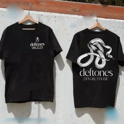 Deftones Private Music 2025 Oboustranný Dotisk S-4XL Unisex Tričko