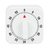 60 Minutes Kitchen Timer Countdown Alarm Reminder HILIFE Cooking Tools Mechanical Timer White Square3