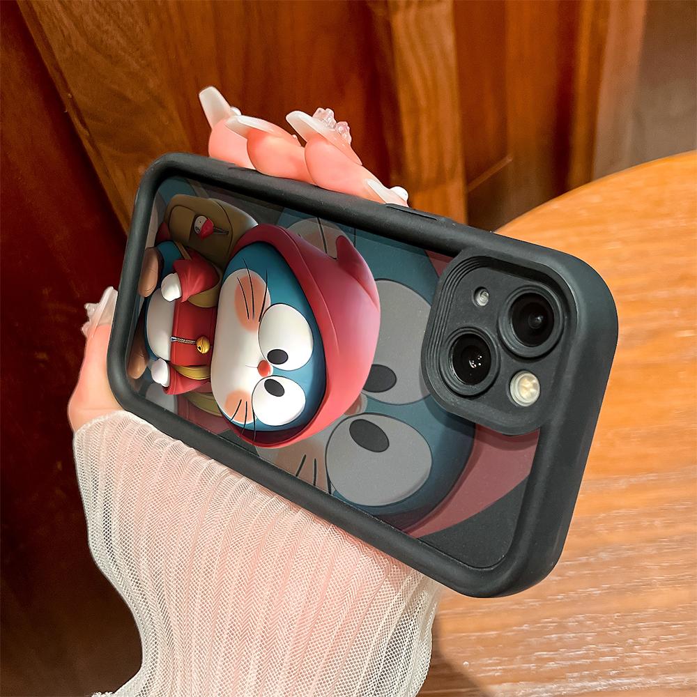 Měkké silikonové čtvercové žebříky kreslený vzor plný kryt ochrana fotoaparátu nárazuvzdorné pouzdro pro Huawei Honor Xiaomi Redmi Samsung