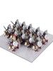 MOC Medieval Uruk-hai Orc Soldiers Raider Vargr Wolf Mount Knights Mini Figurine Building Block Set Educational Toy for Kids